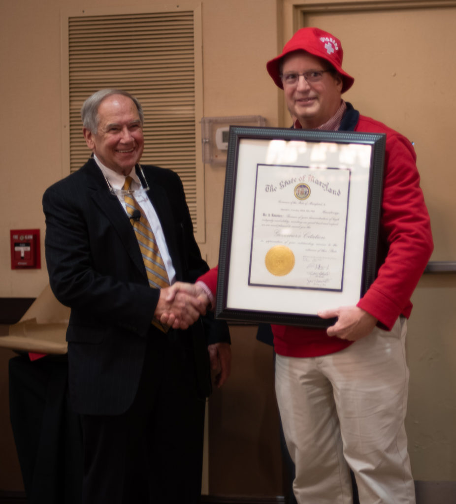 Hal Crossley, DDS, PhD, receives Governor's Proclamation Award 2018